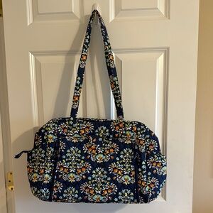 Vera Bradley Blue Baby Bag Quilted Floral Design